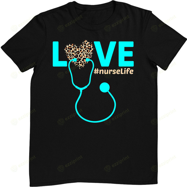 Nurse Life RN LPN CNA Healthcare Leopard Nurse Week 2022 T-Shirt