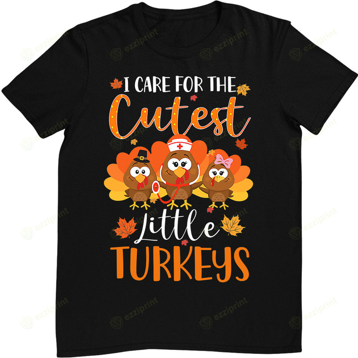 Nurse Turkey Thanksgiving Nurse Day NICU Nurse T-Shirt