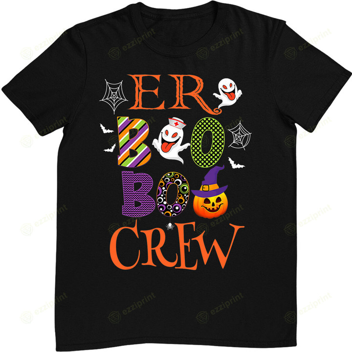 Nursing Boo ER Crew Halloween Costumes Medical Nurse T-Shirt