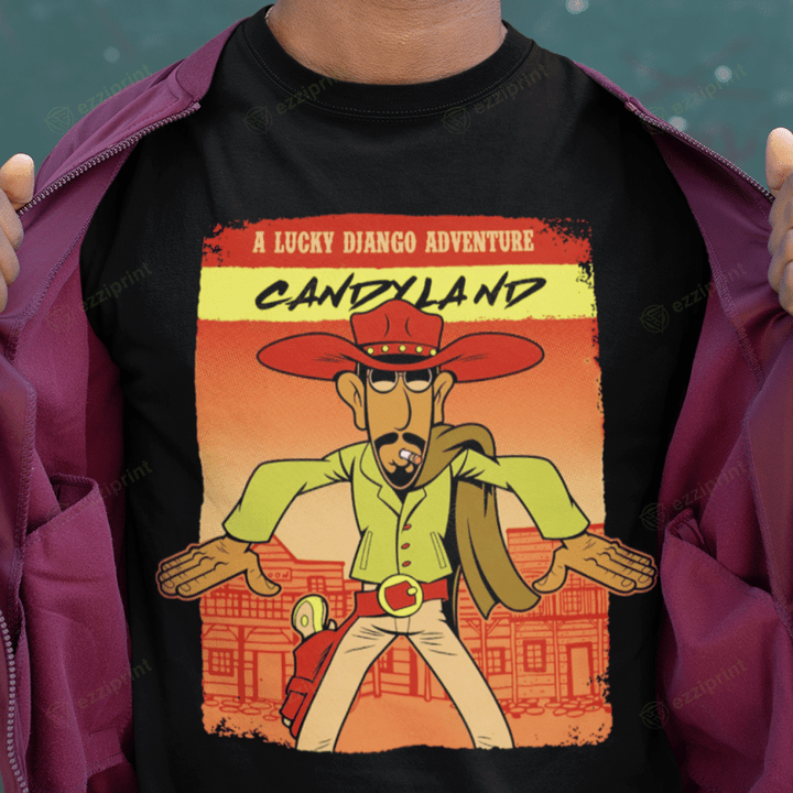 CandyLand Lucky Luke Daisy Town Django Unchained T-Shirt