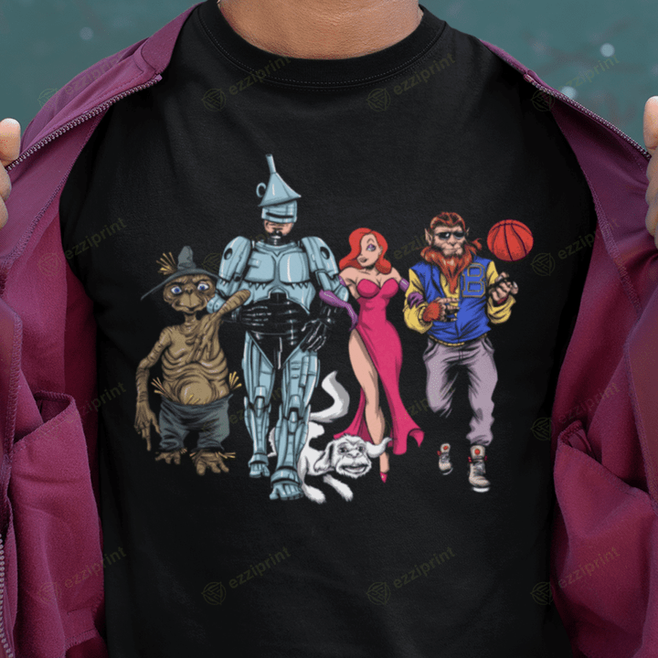 The Wizard of 80s The Wizard of Oz Movie Character T-Shirt