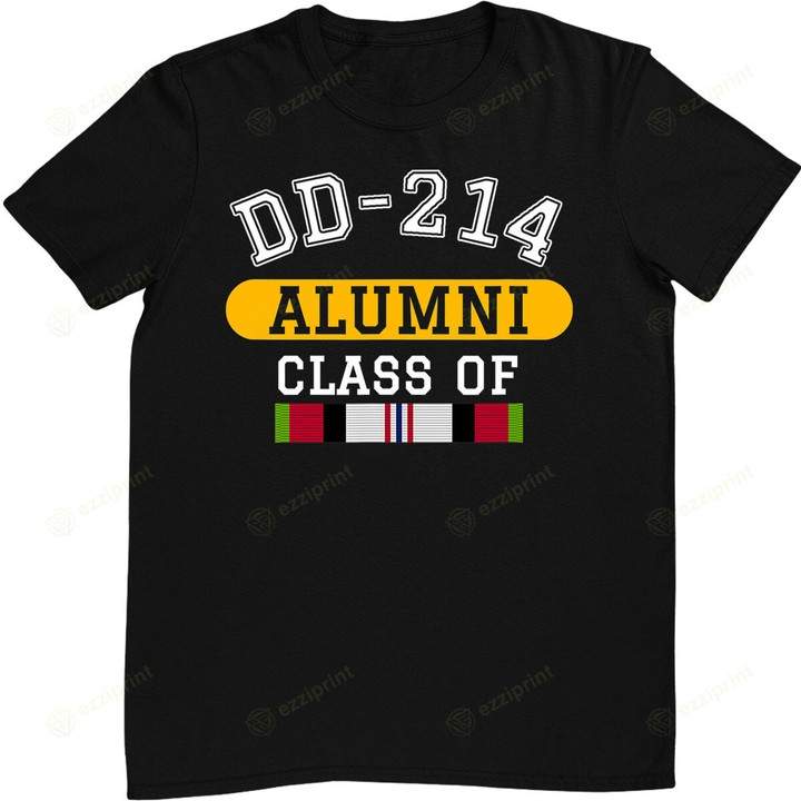 DD-214 Alumni Class of OEF Afghanistan Veteran Pride T-Shirt