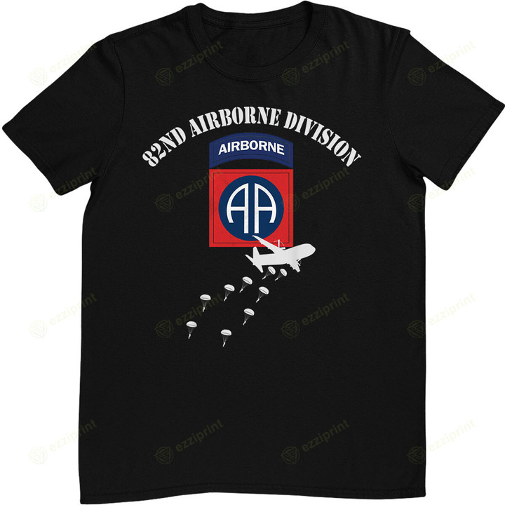 U.S Army 82nd Airborne Division Paratrooper Veteran Vintage T-Shirt