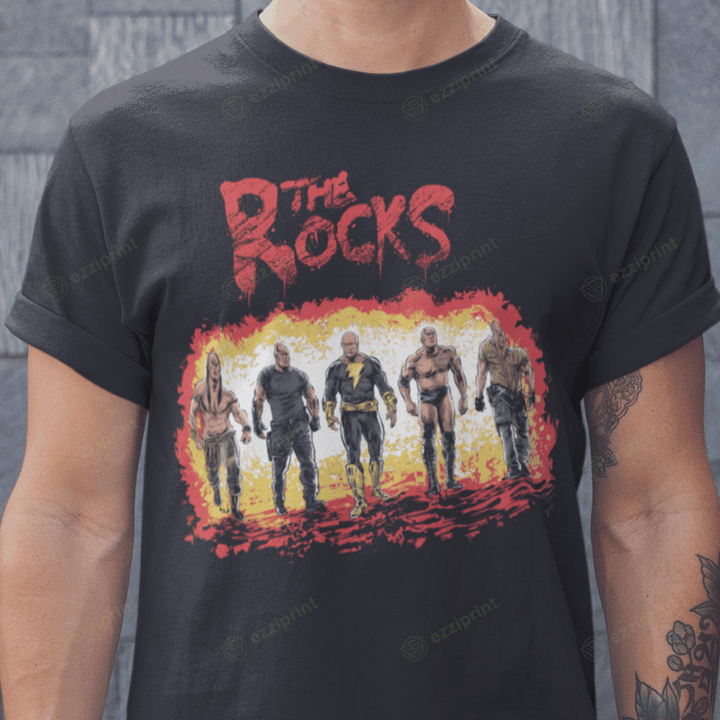 T.Rocks The Warriors The Rock's Character Mashup T-Shirt