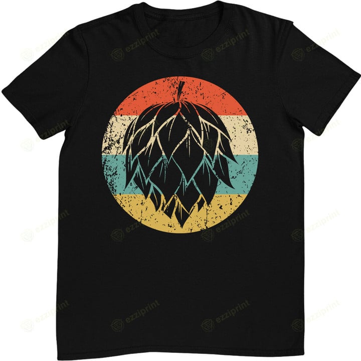 Hops Retro Style Craft Beer T-Shirt