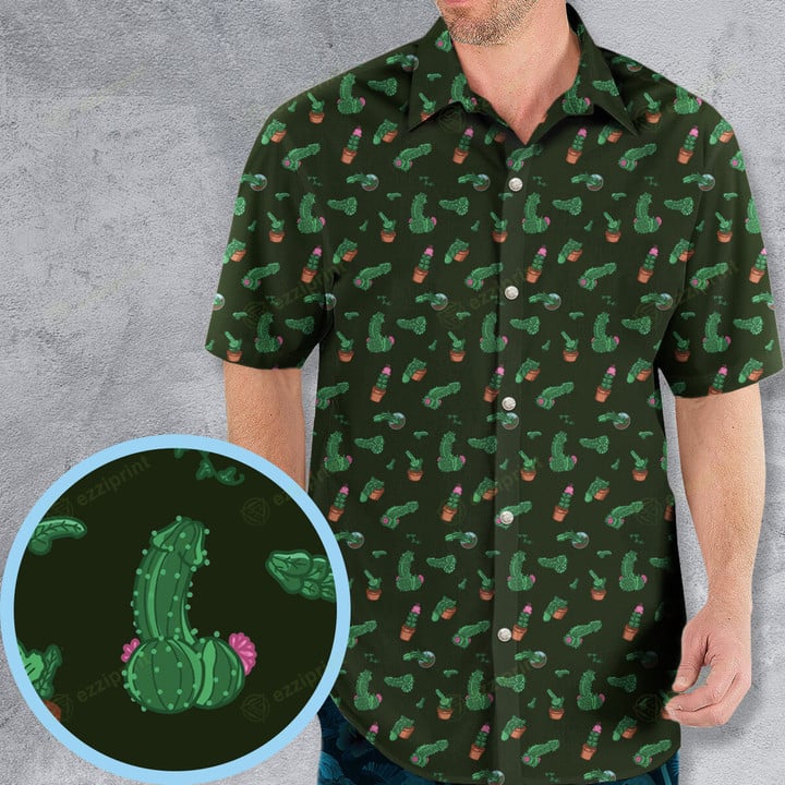 Funny Plants Pattern Hawaiian Shirt
