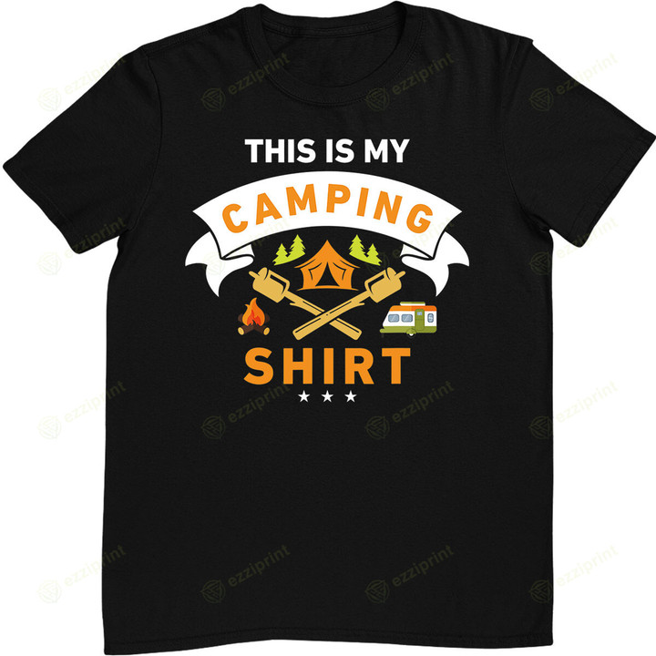 This Is My Camping Shirt Funny Camper T-Shirt