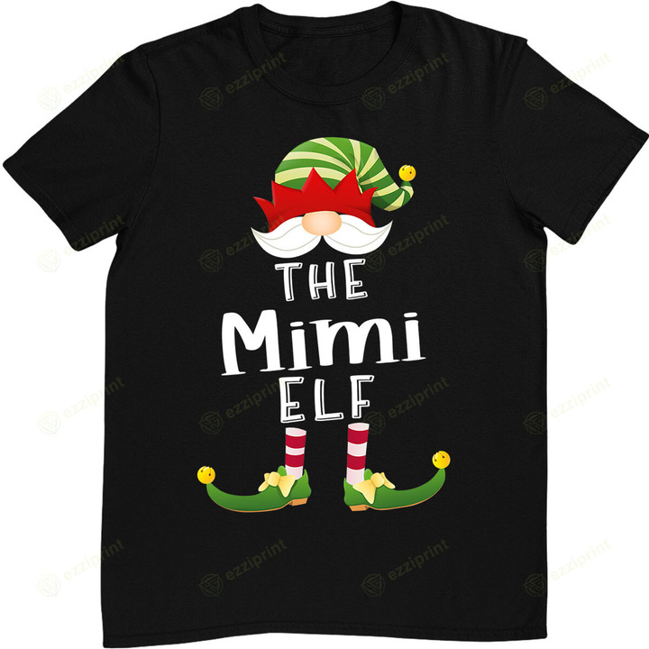 Mimi Elf Group Christmas Funny Pajama Party T-Shirt