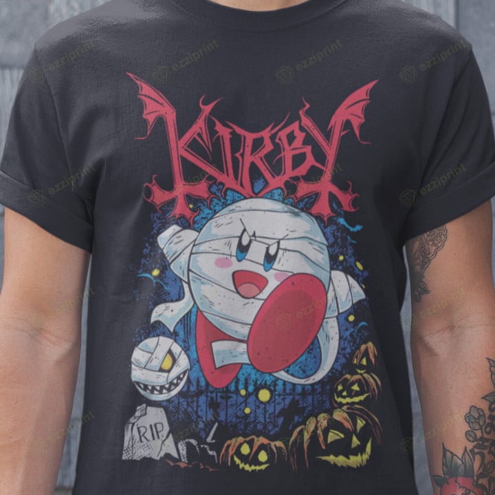 Cutie Kirby Heavy Metal T-Shirt
