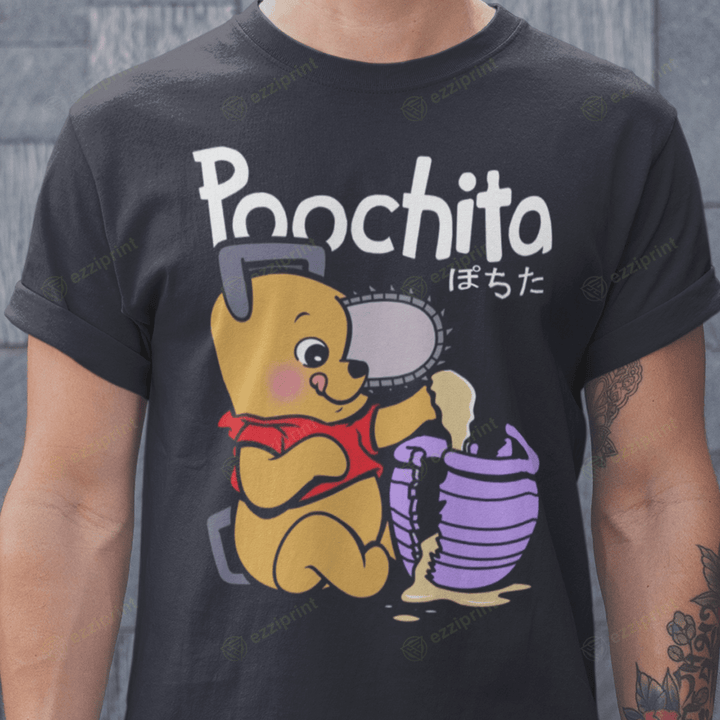 Poochita Pochita Winnie the Pooh Mashup T-Shirt