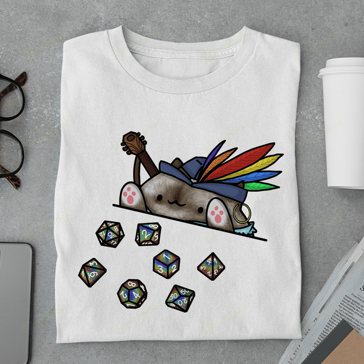 Bongo Bard Dungeon and Dragons T-Shirt