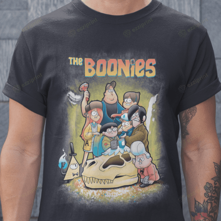 The Boonies The Goonies Gravity Falls Mashup T-Shirt