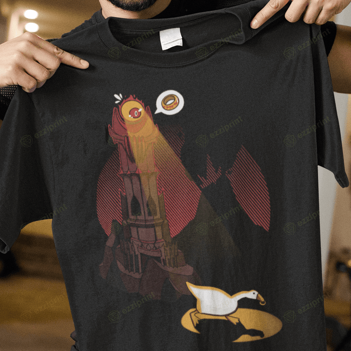 Lord Of The Honks Untitled Goose Game The Lord of the Rings Mashup T-Shirt
