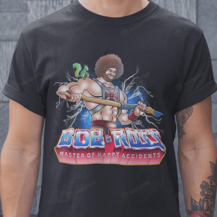 Happy Accidents He-Man Bob Ross Mashup T-Shirt