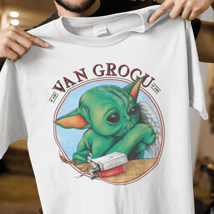 Van Grogu Van Hale Baby Yoda Star Wars Mashup T-Shirt