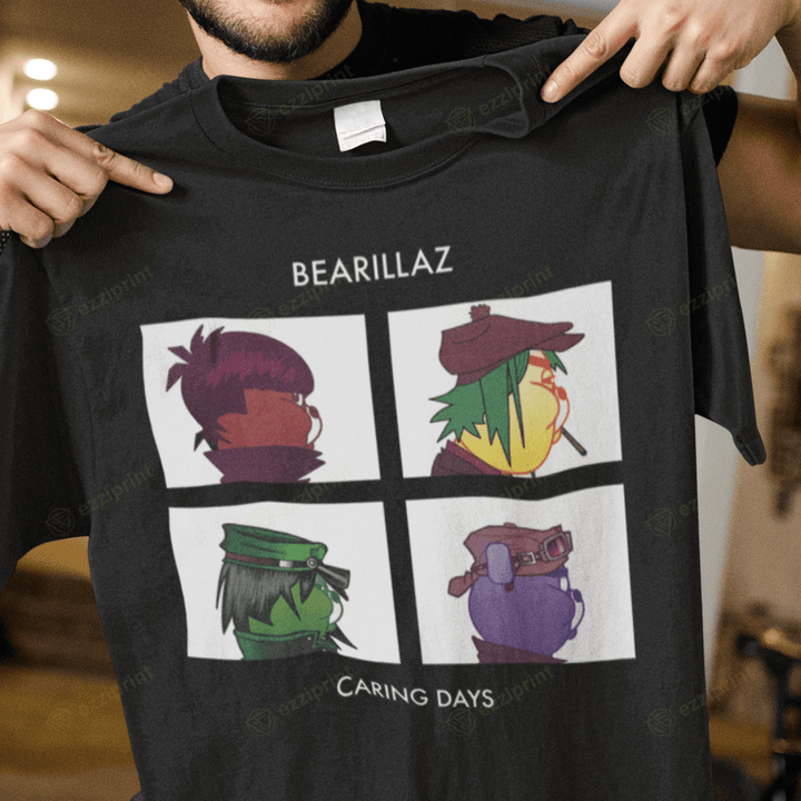 Bearillaz Caring Days Demon Days Care Bears T-Shirt