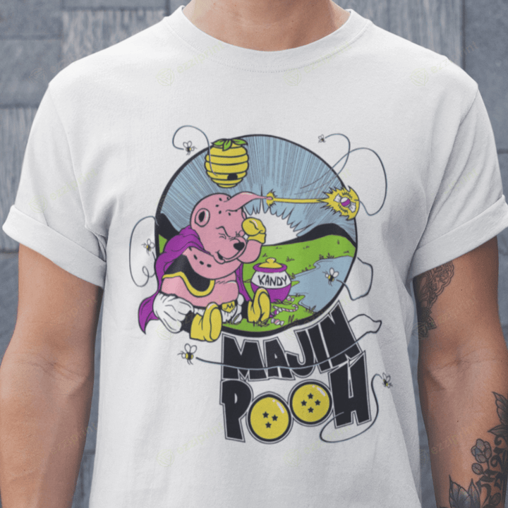 Majin P Winnie the Pooh Dragon Ball Mashup T-Shirt