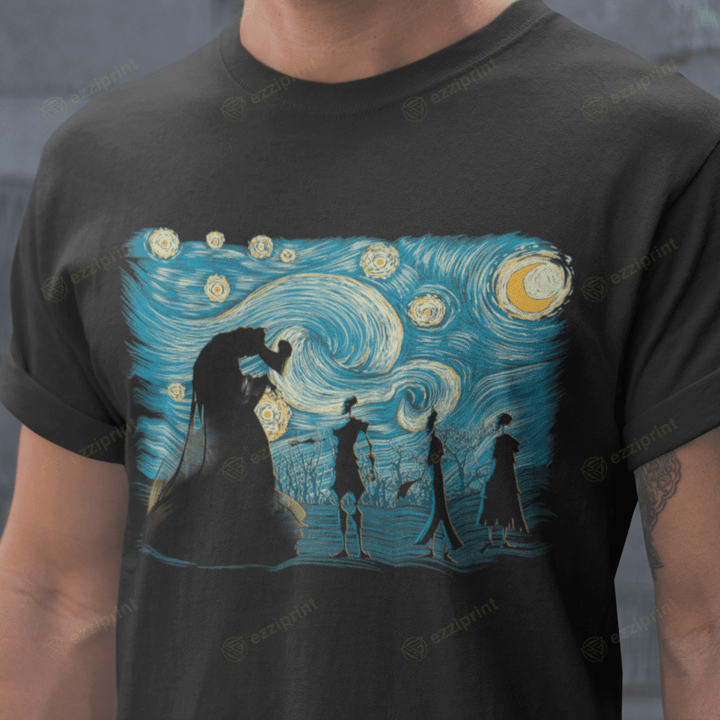 Stary Hallows Starry Night Harry Potter Mashup T-Shirt
