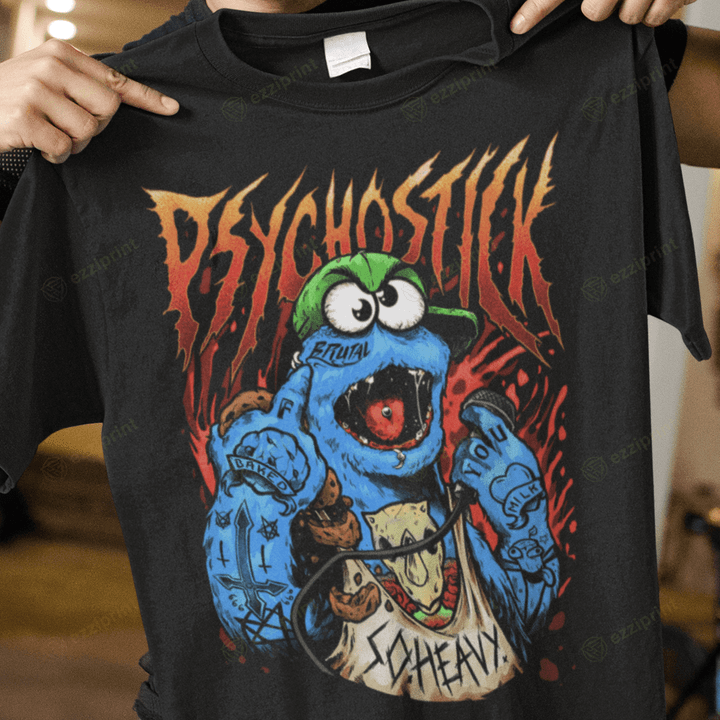 Psychostick Cookie Monster The Muppets T-Shirt