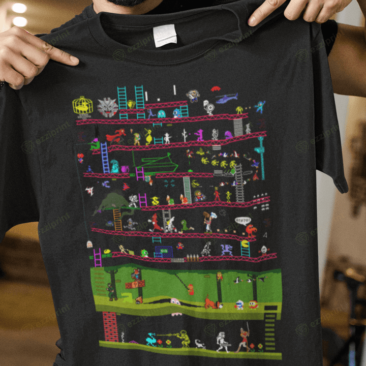 50 Games Video Games Mashup T-Shirt