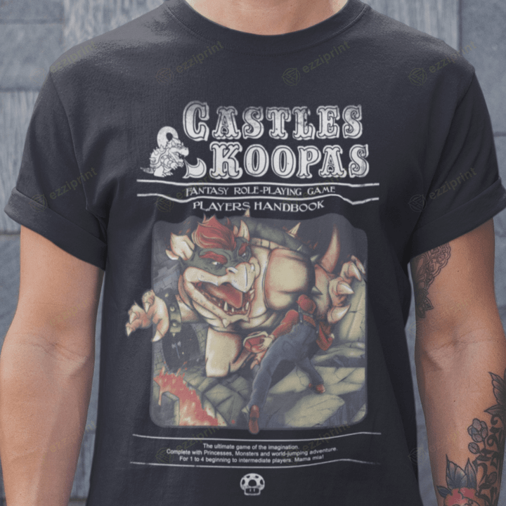 Castles & Koopas DND Super Mario Mashup T-Shirt