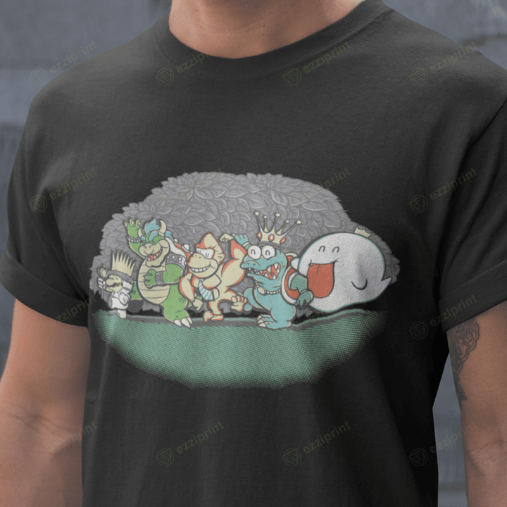 Where The Final Bosses Are Where the Wild Things Are Super Mario Bros Mashup T-Shirt