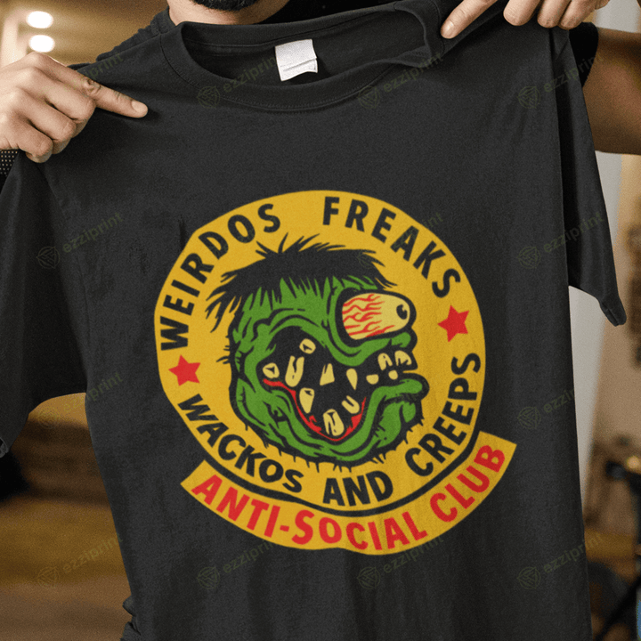 Weirdos Freaks Wackos and Creeps Rat Fink T-Shirt
