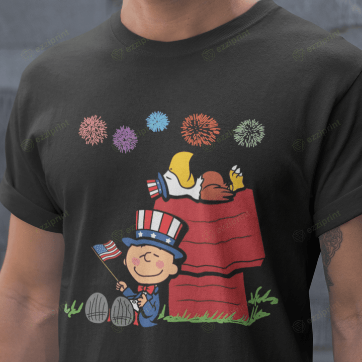 Sleeping Murica Peanuts T-Shirt
