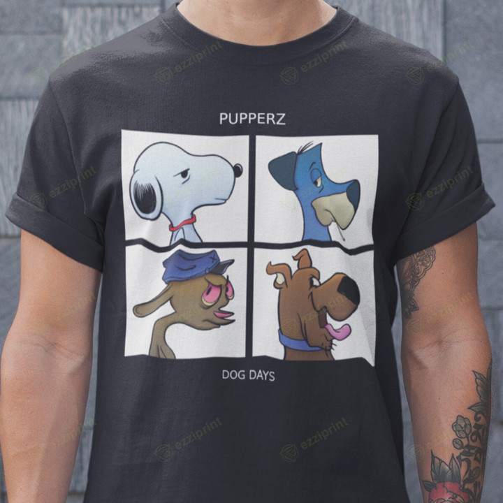 Dog Days 80s Famous Dog Characters T-Shirt