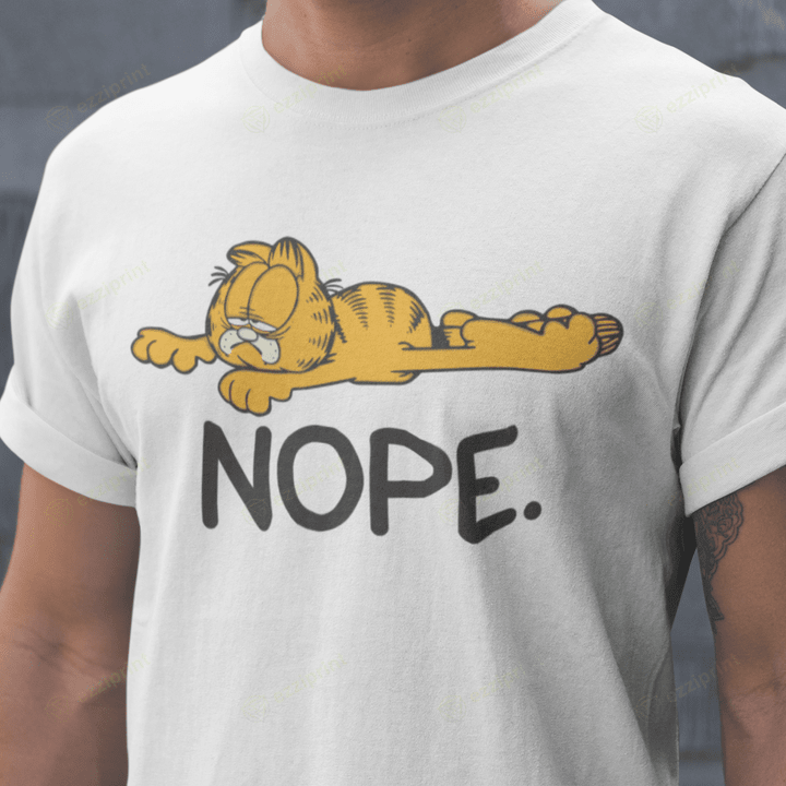 NOPE Garfield Cat T-Shirt