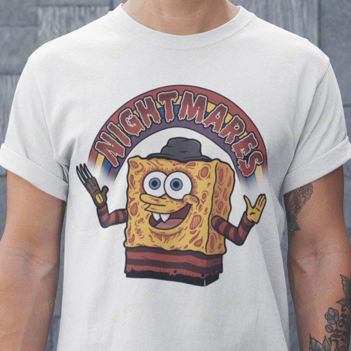 Nightmares SpongeBob as Freddy Krueger T-Shirt
