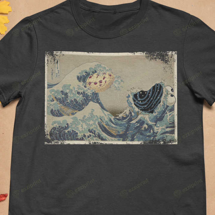 The Great Wave Off Cookiemonsta Cookie Monster The Muppets T-Shirt