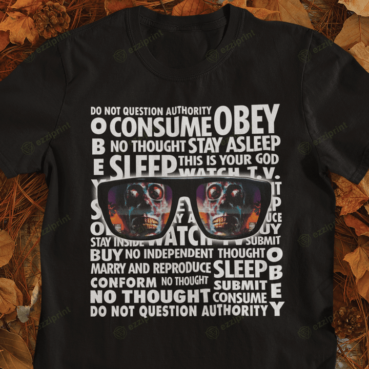 Obey Consume They Live Horror T-Shirt