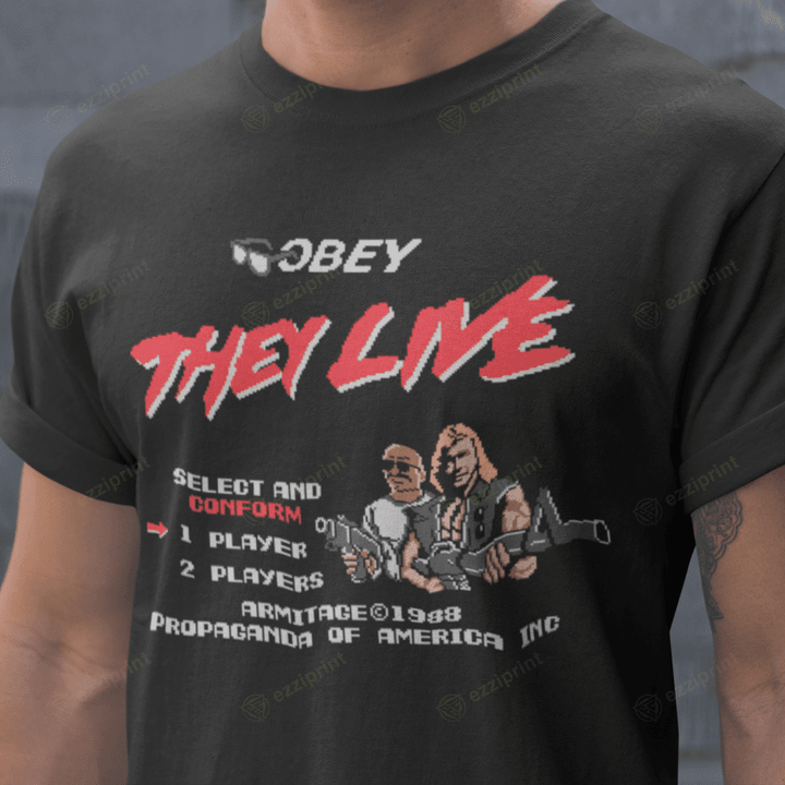 Obey They Live Horror T-Shirt