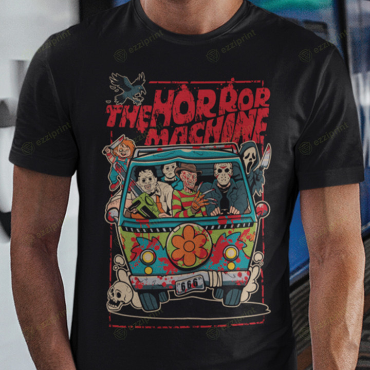 Horror Machine 666 Scooby-Doo Horror Characters T-Shirt
