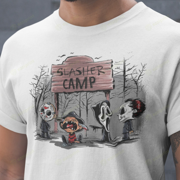 Slasher Camp Horror Characters T-Shirt