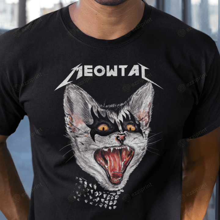 Meowtal Metallica Cat T-Shirt