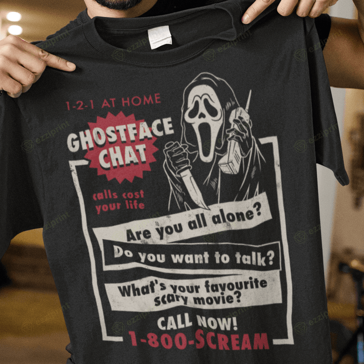 Ghostface Chat Horror T-Shirt