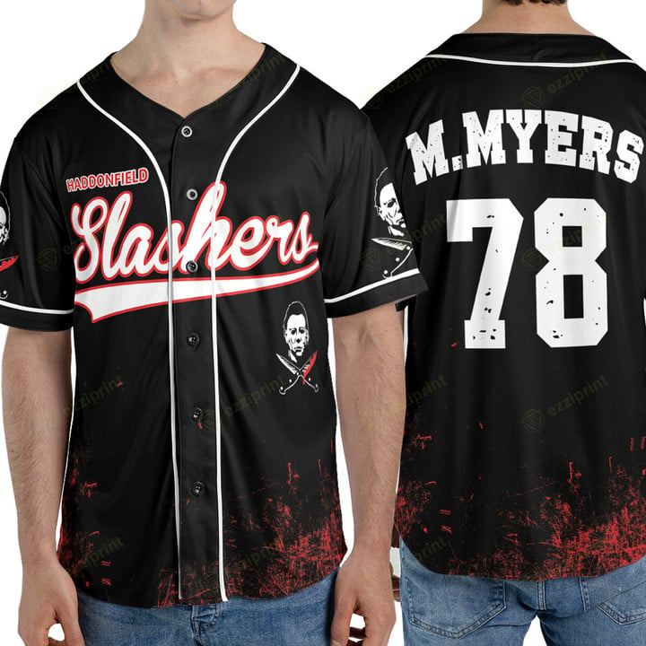 Michael Myers Halloween Horror Baseball Jersey