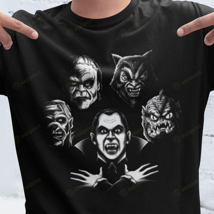Bohemian Monsters Bohemian Rhapsody Horror Characters T-Shirt
