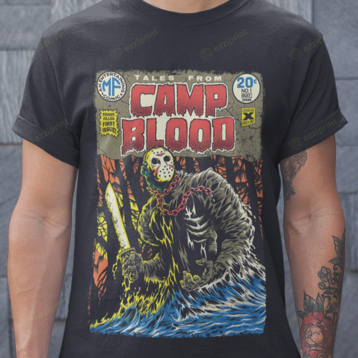 Camp Blood Jason Voorhees Horror T-Shirt