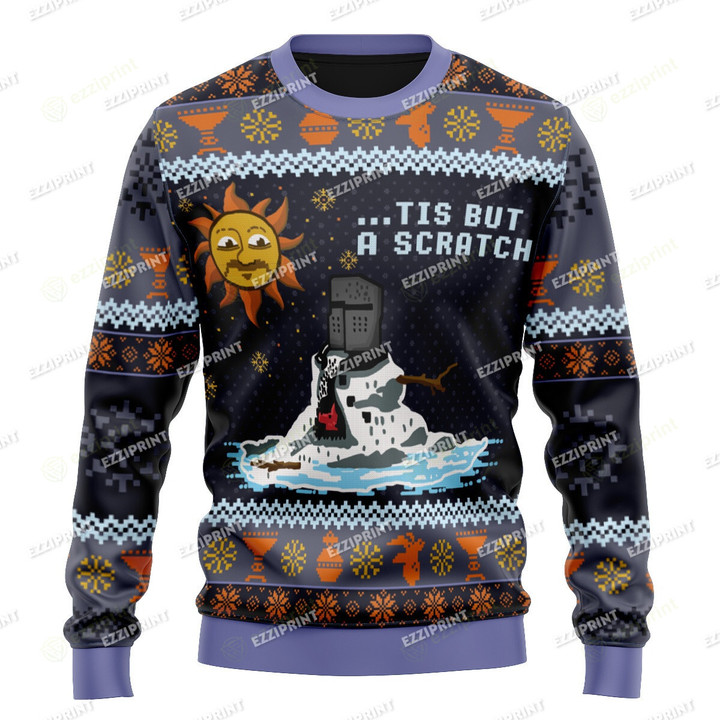 The Melting Knight Monty Python Christmas Sweater