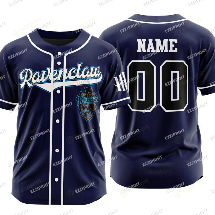 Personalized Ravenclaw House Harry Potter Baseball Jersey