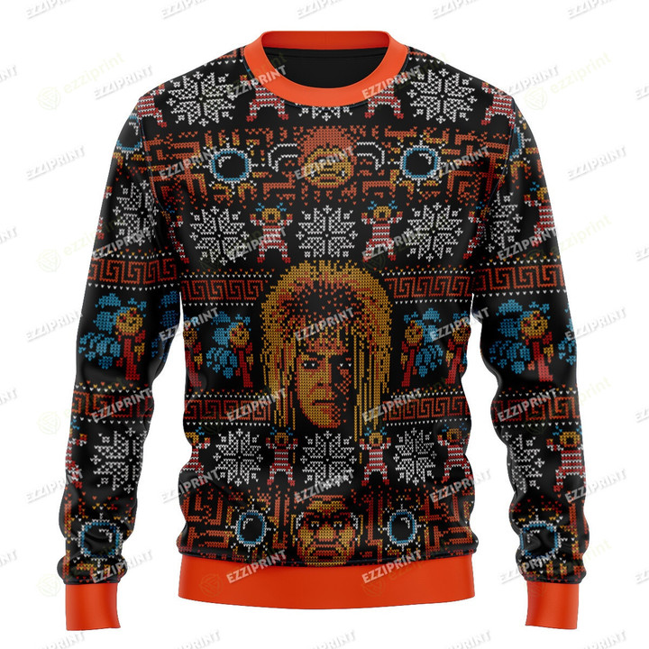 Goblin King Labyrinth Movie Christmas Sweater