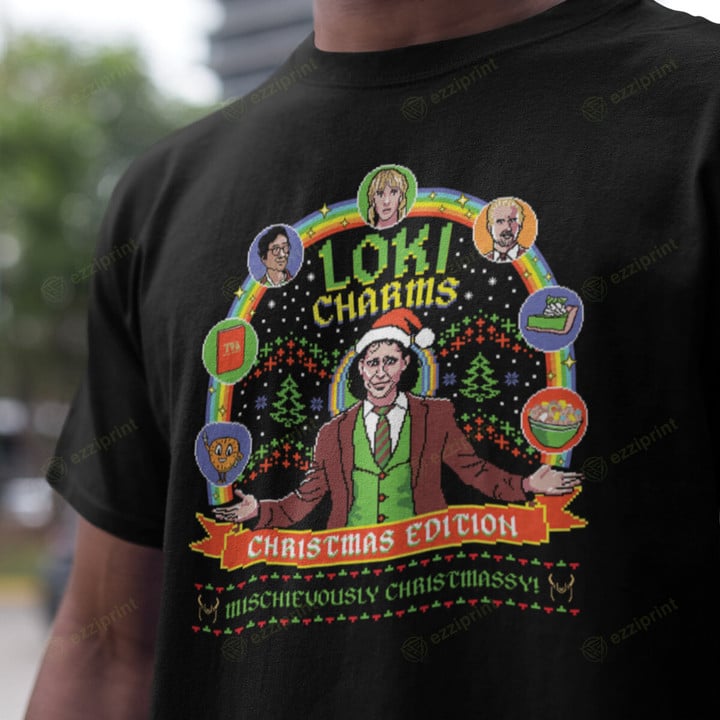 Loki Charms Christmas T-Shirt