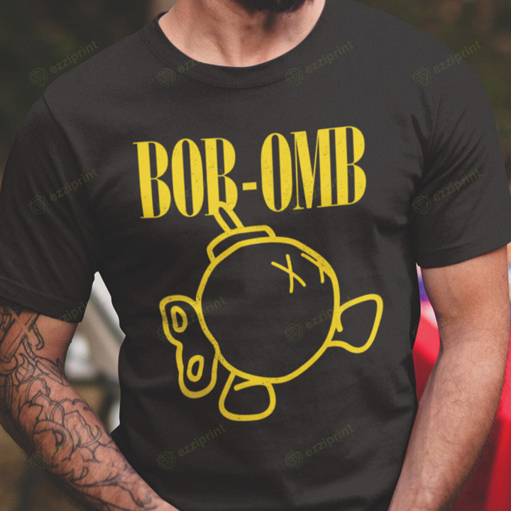 Bob-Omb Nirvana Super Mario Mashup T-Shirt