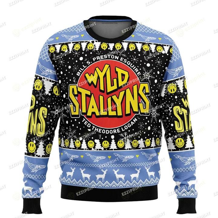 Wyld Stallyns Bill & Ted’s Excellent Adventure Christmas Sweater