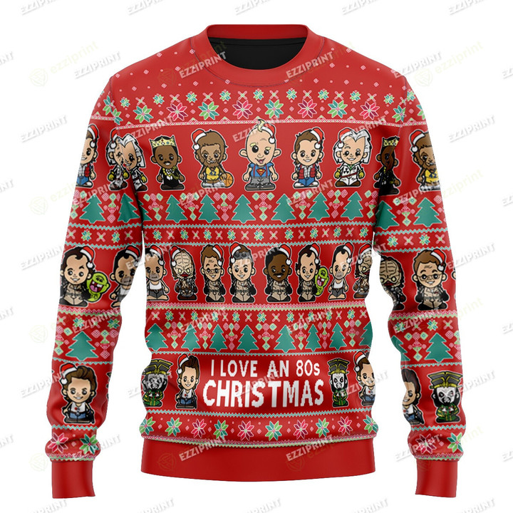 I Love an 80s Christmas Sweater