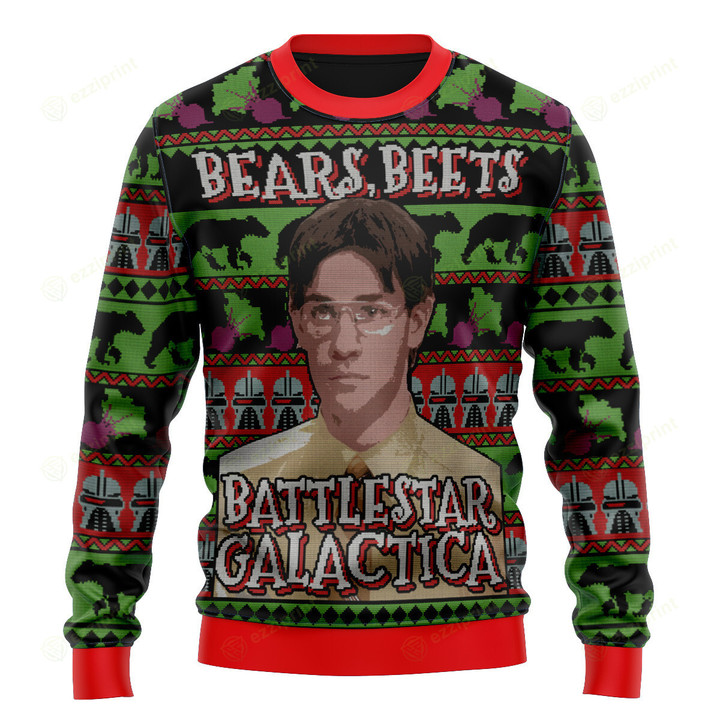 Bears Beets Battlestar The Office Christmas Sweater