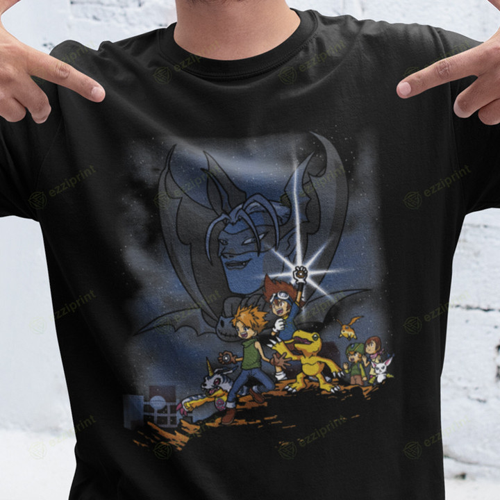 Digi Wars Star Wars Digimon Mashup T-Shirt